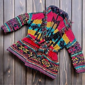 Free People Multicolor Knit Cardigan
